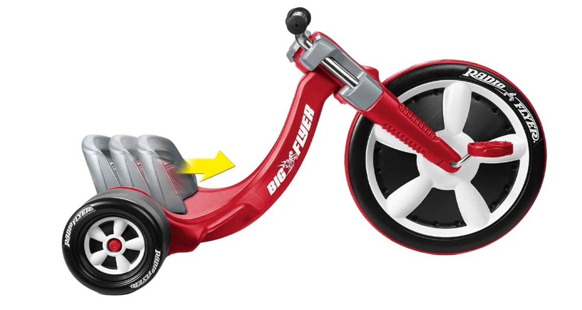 Radio Flyer Deluxe Big Flyer, Red - Image 3