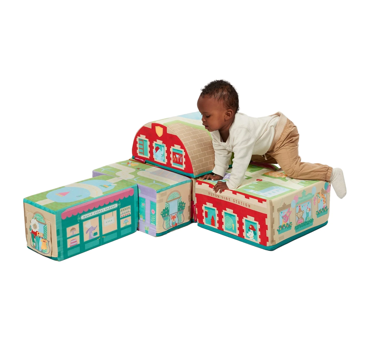 Radio Flyer Foam Building Blocks, Tumble Town - Image 2