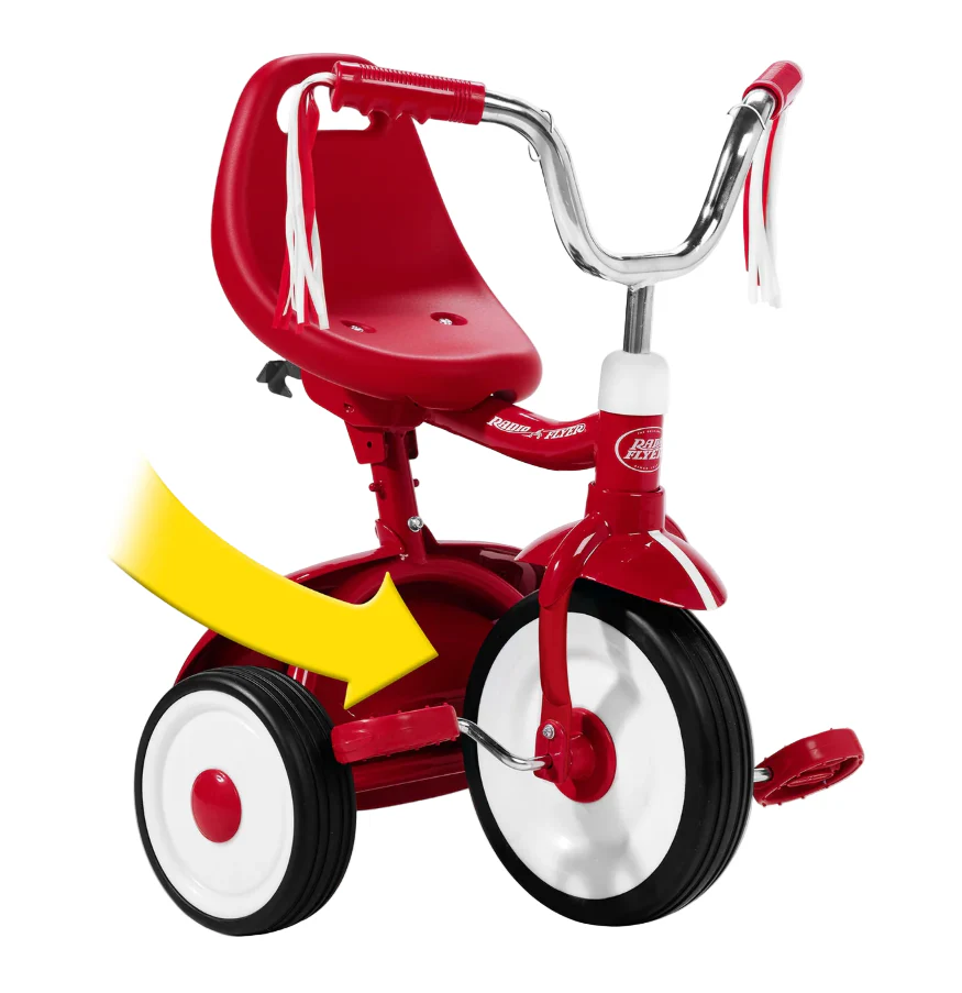 Radio Flyer Fold 2 Go Trike, Red - Image 2