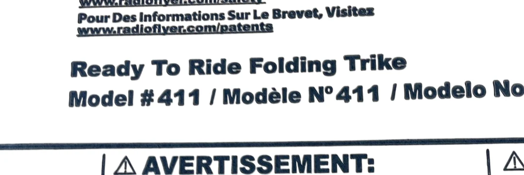 Radio Flyer Fold 2 Go Trike, Red - Image 3