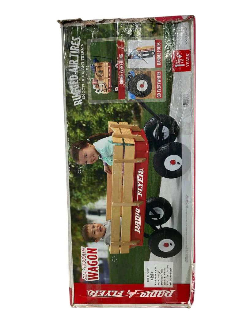 Radio Flyer Full Size All-Terrain Steel & Wood Wagon - Image 3