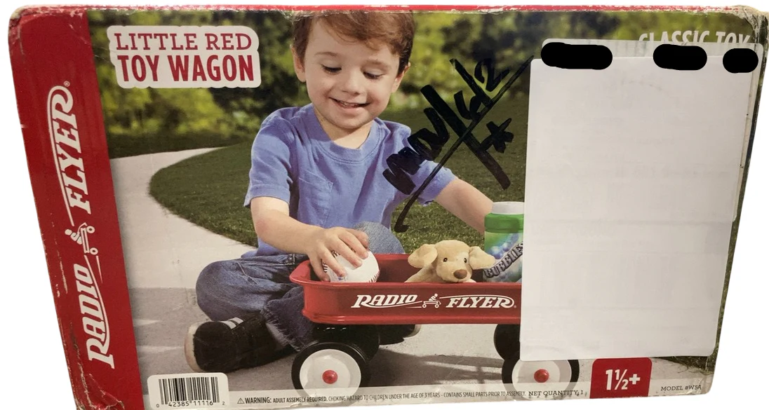 Radio Flyer Little Red Toy Wagon, W5A - Image 3