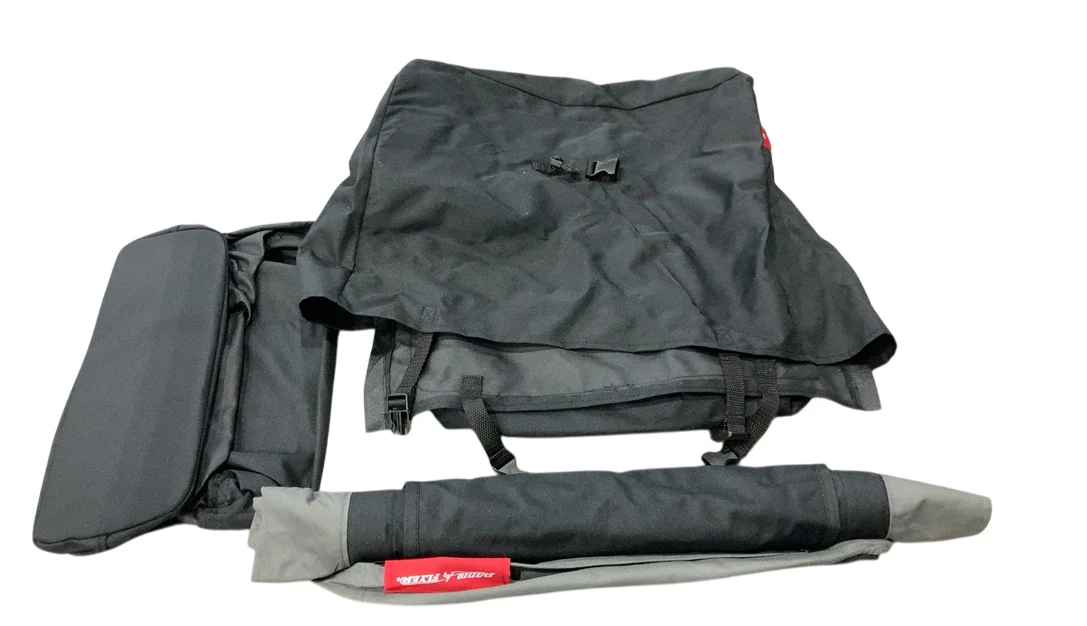 Radio Flyer Trav'ler Stroll 'N Wagon With Protective Cover, Black - Image 4