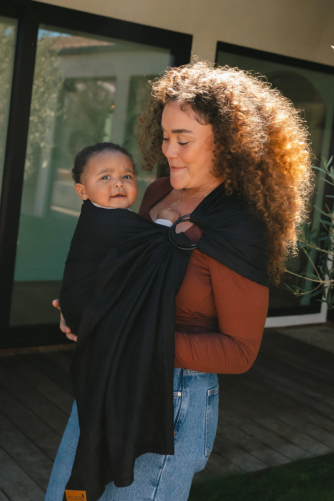 Wildbird Linen Sling, Raven - Image 3