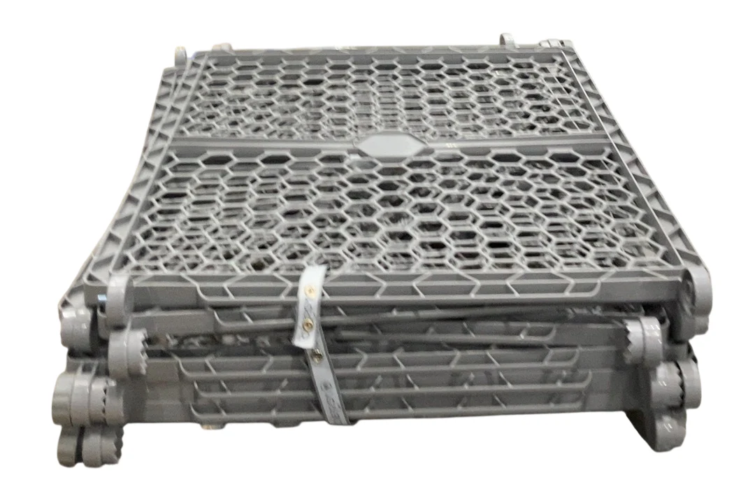 Regalo 2-in-1 Plastic Play Yard and Safety Gate, Gray - Image 2