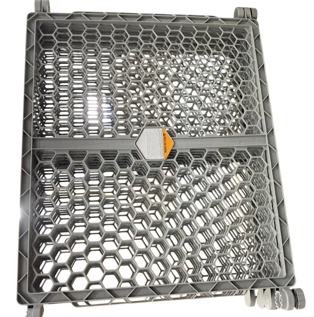 Regalo 2-in-1 Plastic Play Yard and Safety Gate, Gray - Image 3