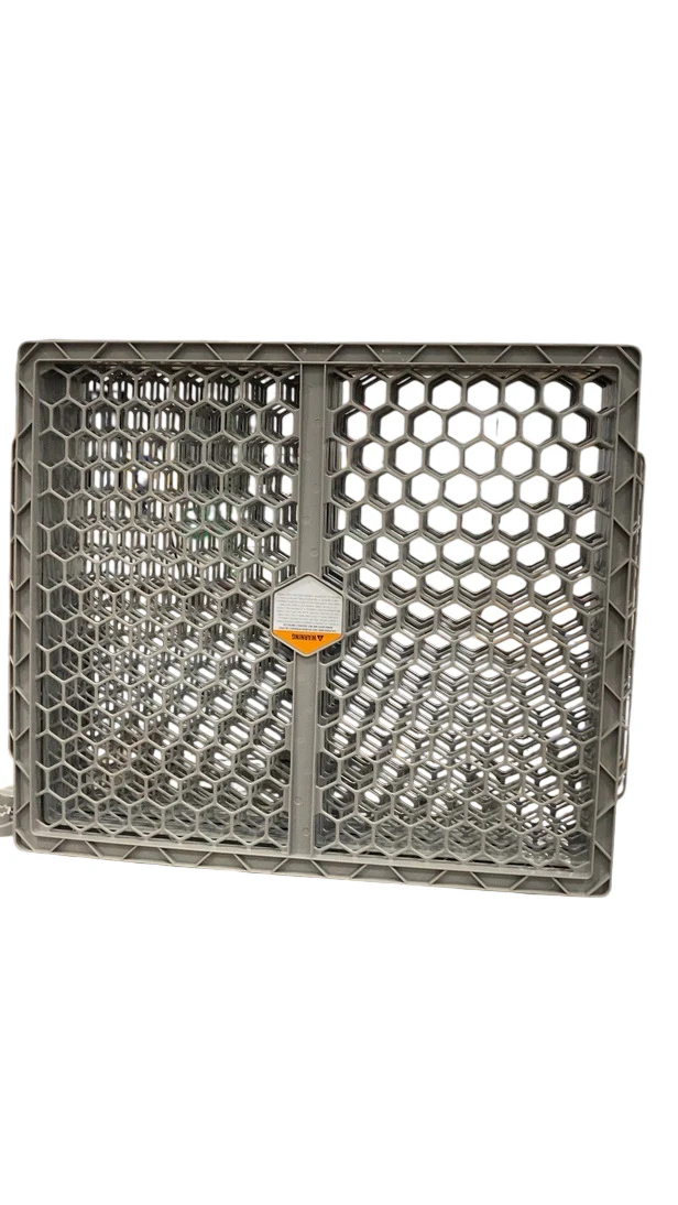 Regalo 2-in-1 Plastic Play Yard and Safety Gate, Gray
