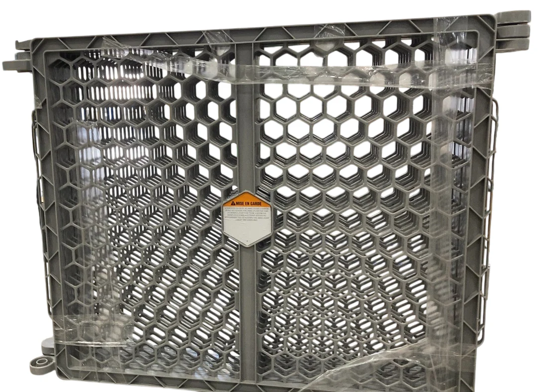 Regalo 2-in-1 Super Wide Baby Gate and Play Yard Plastic, Grey - Image 2