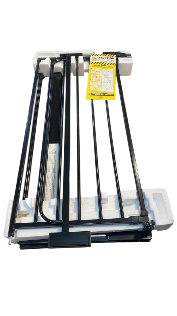 Regalo Easy Step Extra Tall Safety Gate, Black