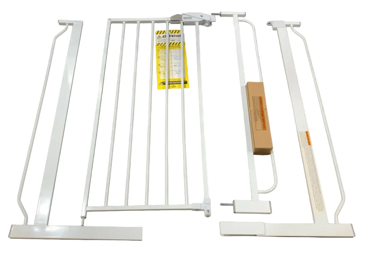 Regalo Easy Step Extra Tall Safety Gate, White