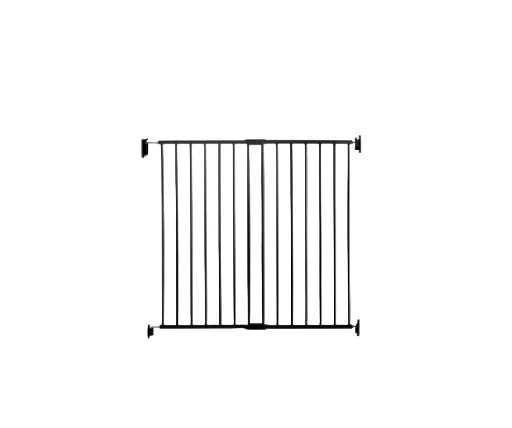 Regalo Extra Tall Top of Stairs Gate, Black