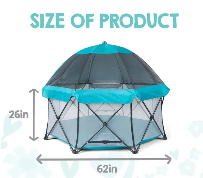 Regalo My Portable Play Yard Deluxe, 8 Panel - Image 7