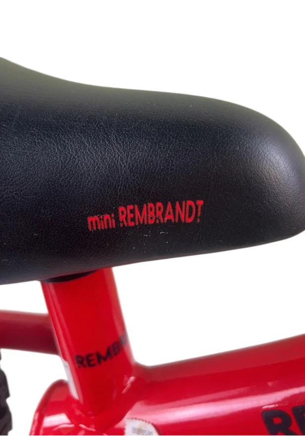 Rembrandt Jumper Push Bike Balance Bike, Red/Black - Image 5