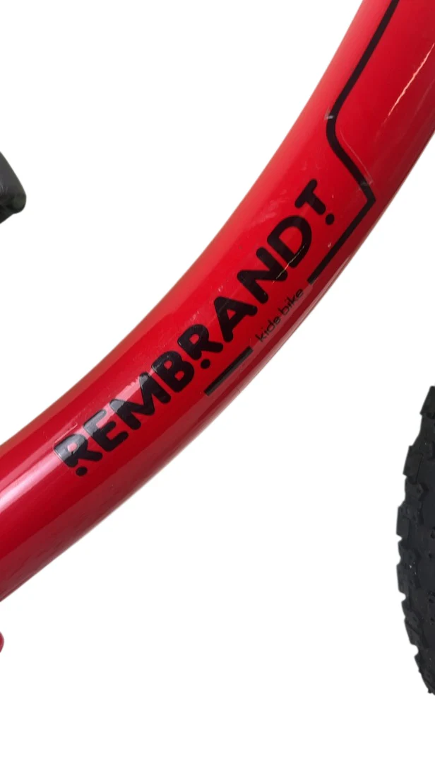 Rembrandt Jumper Push Bike Balance Bike, Red/Black - Image 6