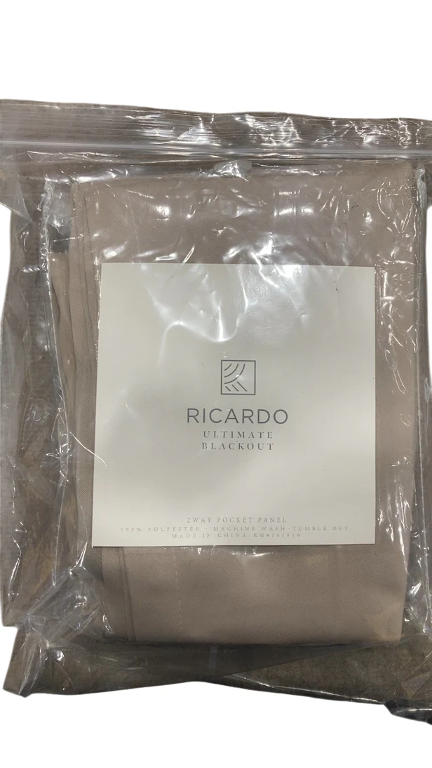 Ricardo Trading Ultimate Black-Out 2-Way Pocket Panel, Putty, 56"W x 84"L - Image 2