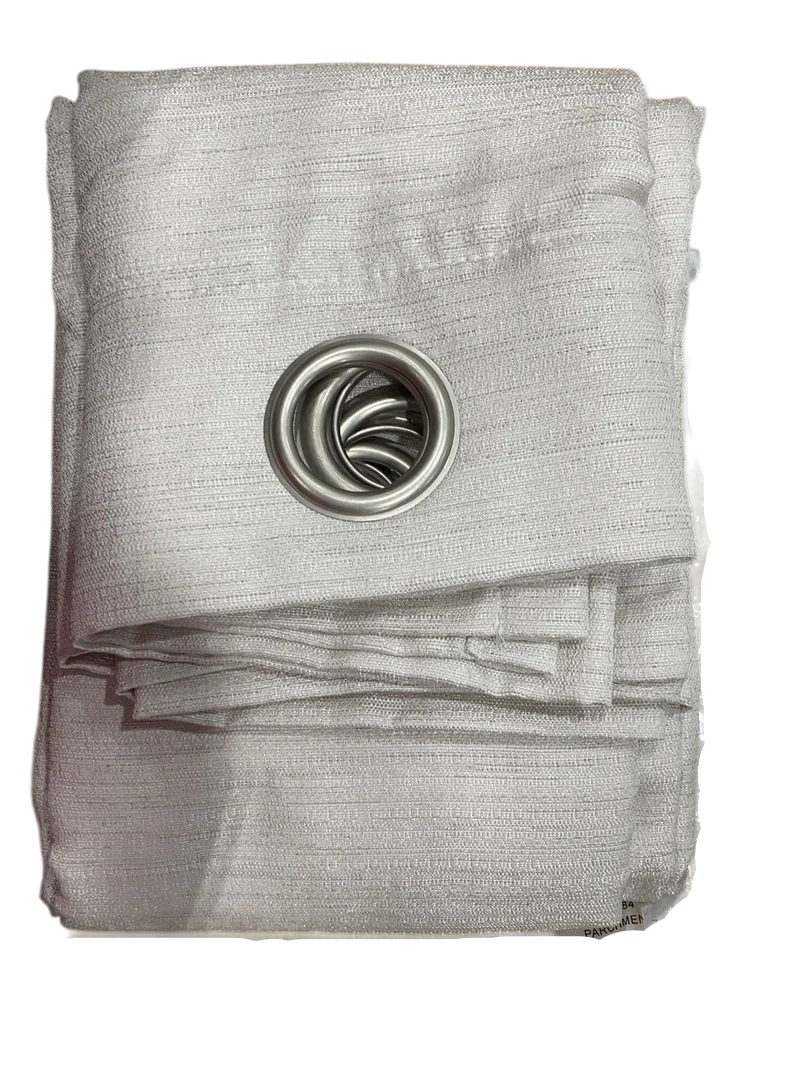 Ricardo Trading Ultimate Grommet Panel Blackout Curtain, 54"Wx84"L, Parchment