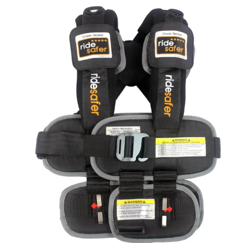 RideSafer Travel Vest, Black, X-Small