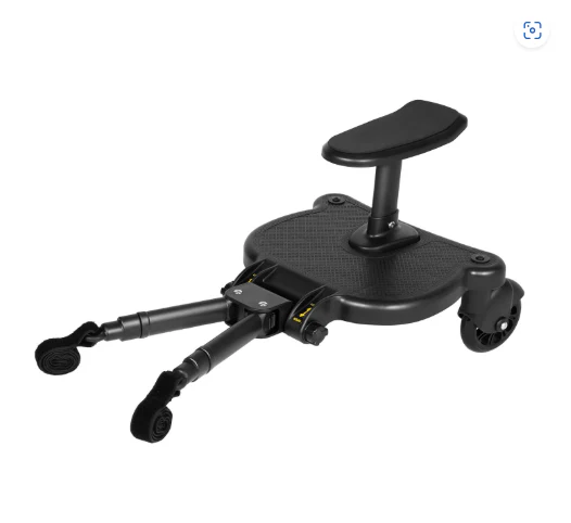 Ritabiity Universal Stroller Ride Board with Detachable Seat, Black