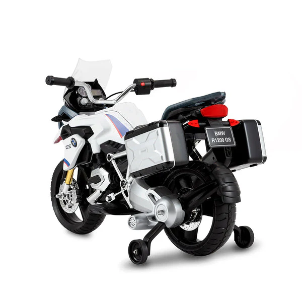 RollPlay BMW R1200 GS Motorcycle 12V Adventure, White - Image 3