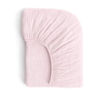 Romy Ro Muslin Fitted Crib Sheet, Apricot