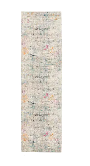 Safavieh Madison Collection Runner Rug 2'2" x 6', Grey/Gold
