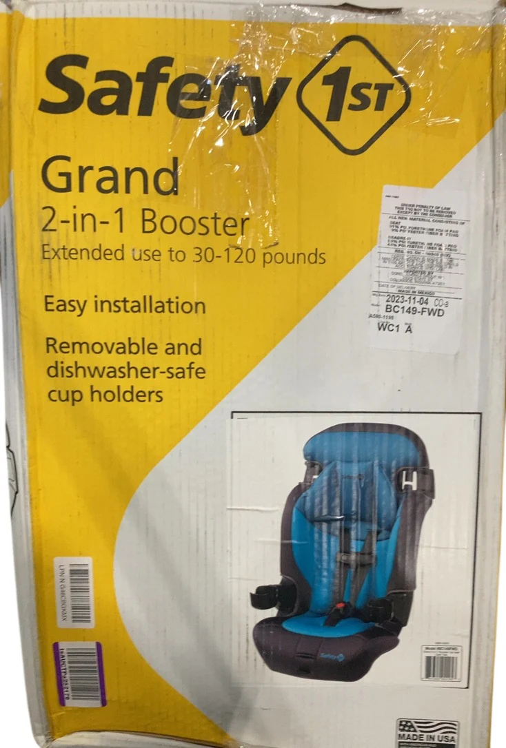 Safety 1st Grand 2-in-1 Booster Car Seat, 2023, Capri Teal - Image 5