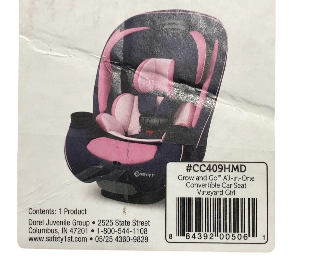 Safety 1st Grow And Go All-in-One Convertible Car Seat, 2025, Vineyard Girl - Image 6