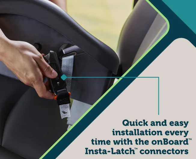 Safety 1st onBoard Insta-LATCH DLX Infant Car Seat, 2025, Ironbark - Image 3