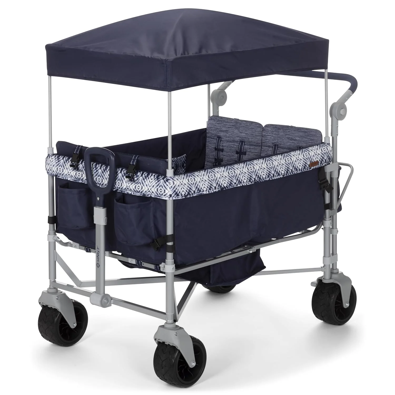 Safety 1st Summit Quad Wagon Stroller, Navy Link