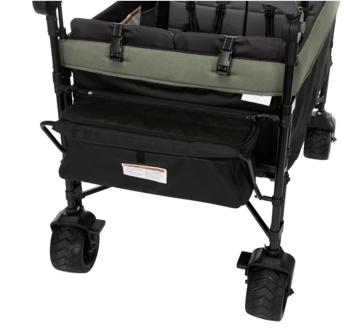 Safety 1st Summit Sprint Quad Wagon Stroller, Olive Haze - Image 2