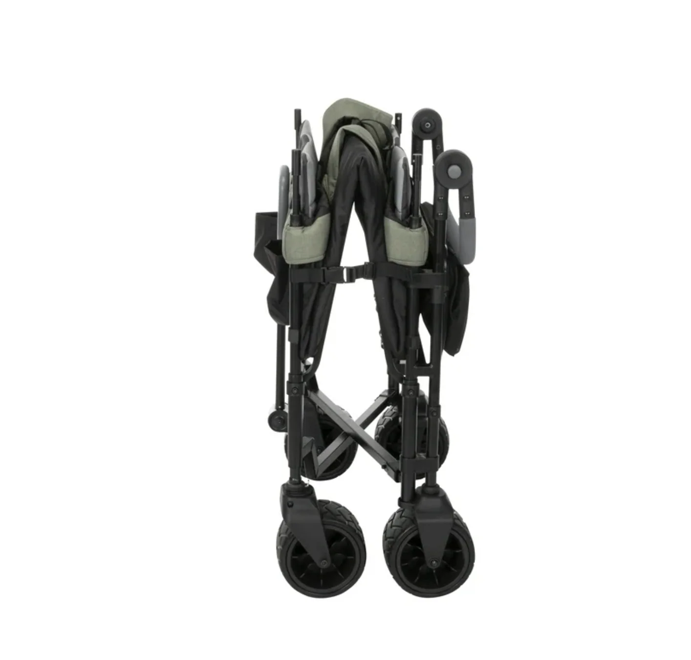 Safety 1st Summit Sprint Quad Wagon Stroller, Olive Haze - Image 4