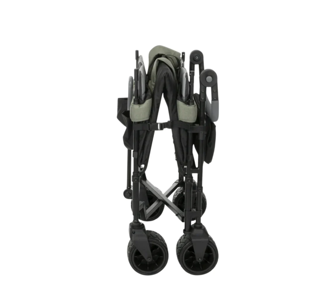 Safety 1st Summit Sprint Quad Wagon Stroller, Olive Haze - Image 4
