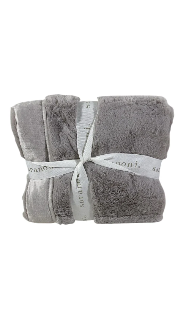 Saranoni Lush Receiving Blankets (30"x40"), Feather - Image 4