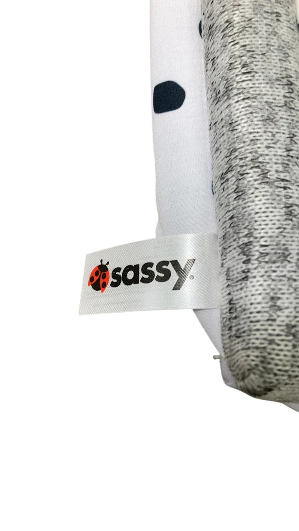 Sassy Tummy Time Floor Mirror, White - Image 5