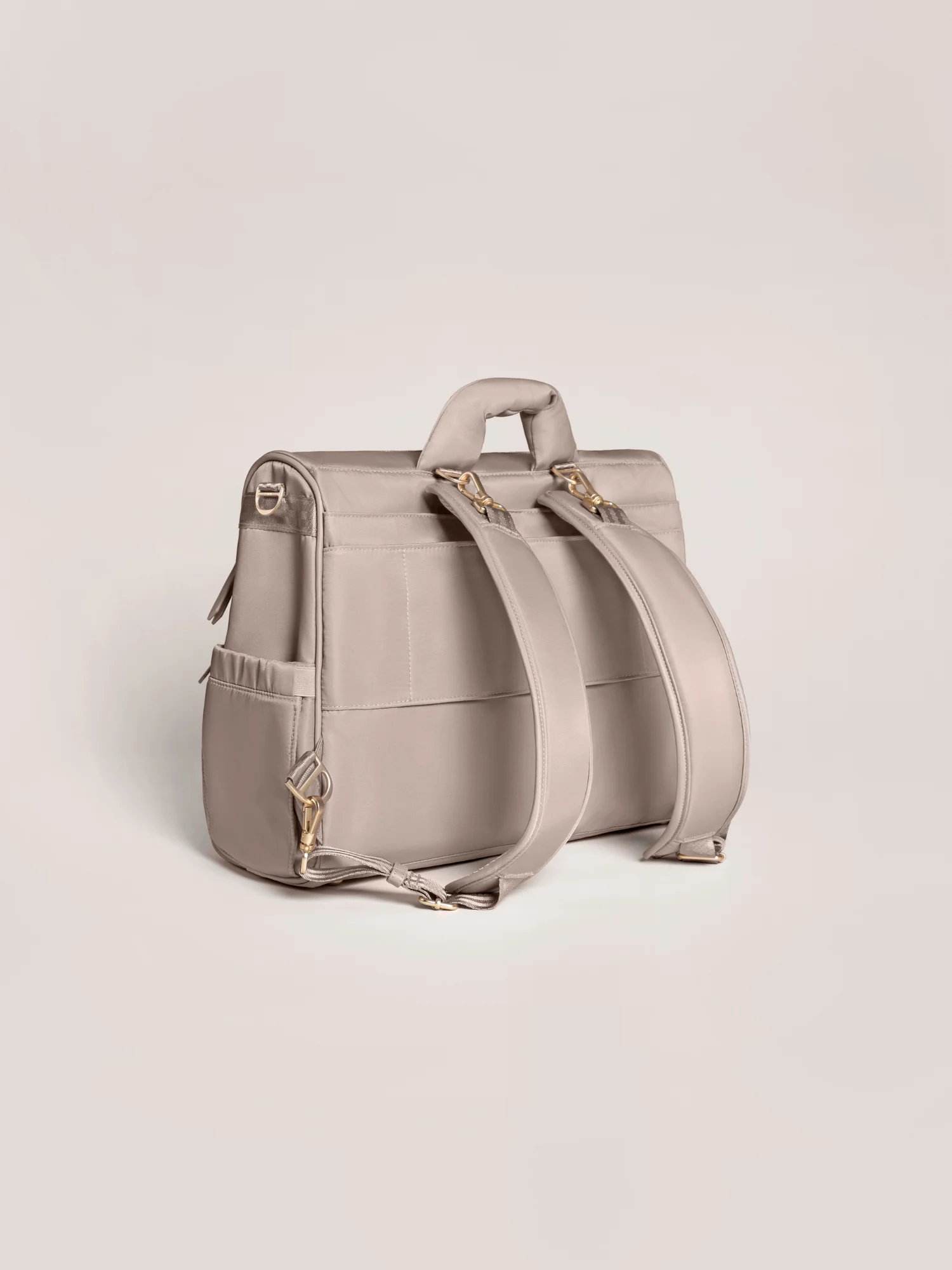 JuJuBe Satchel Diaper Bag, Taupe - Image 4