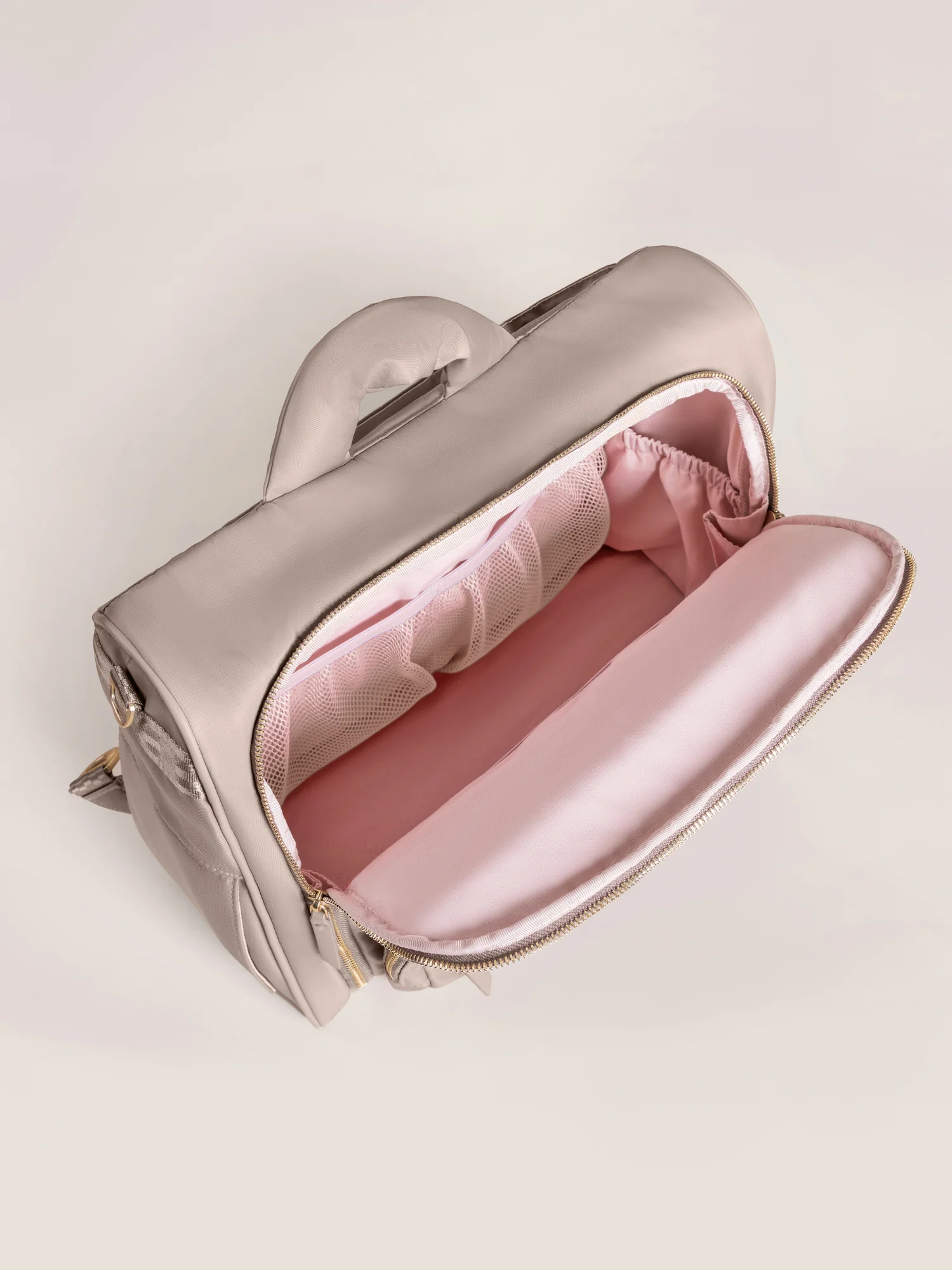 JuJuBe Satchel Diaper Bag, Taupe - Image 6