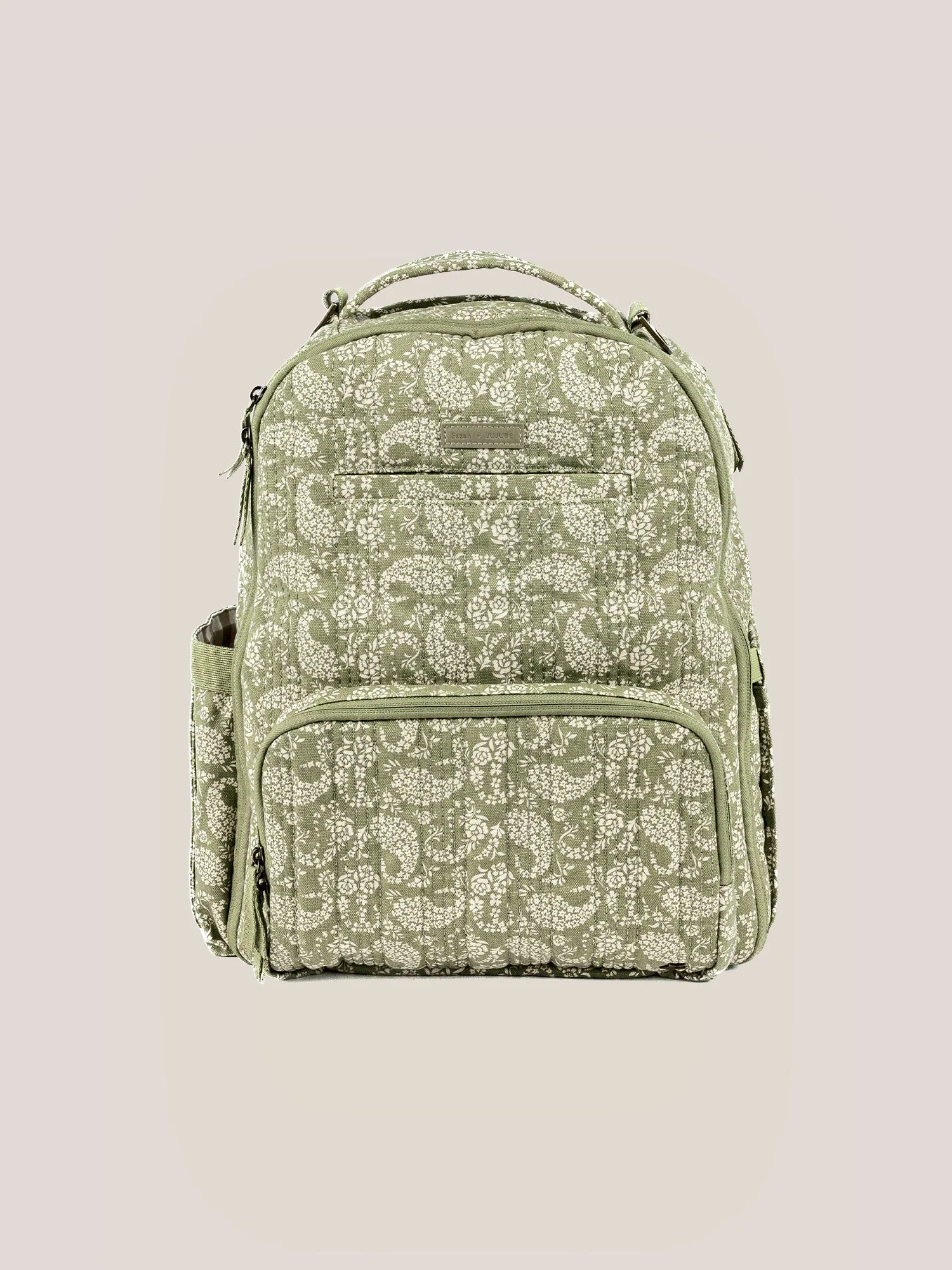 Sazan + JuJuBe Classic Diaper Backpack, Paisley Floral