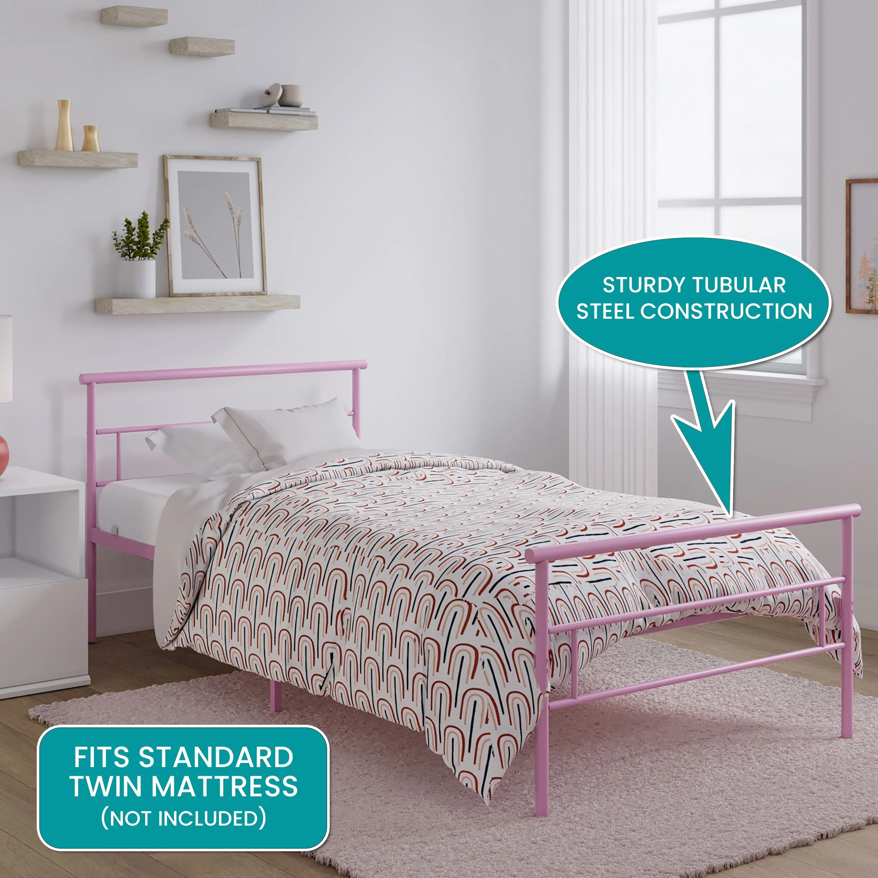 Seattle Twin Bed by BK Furniture - Image 12