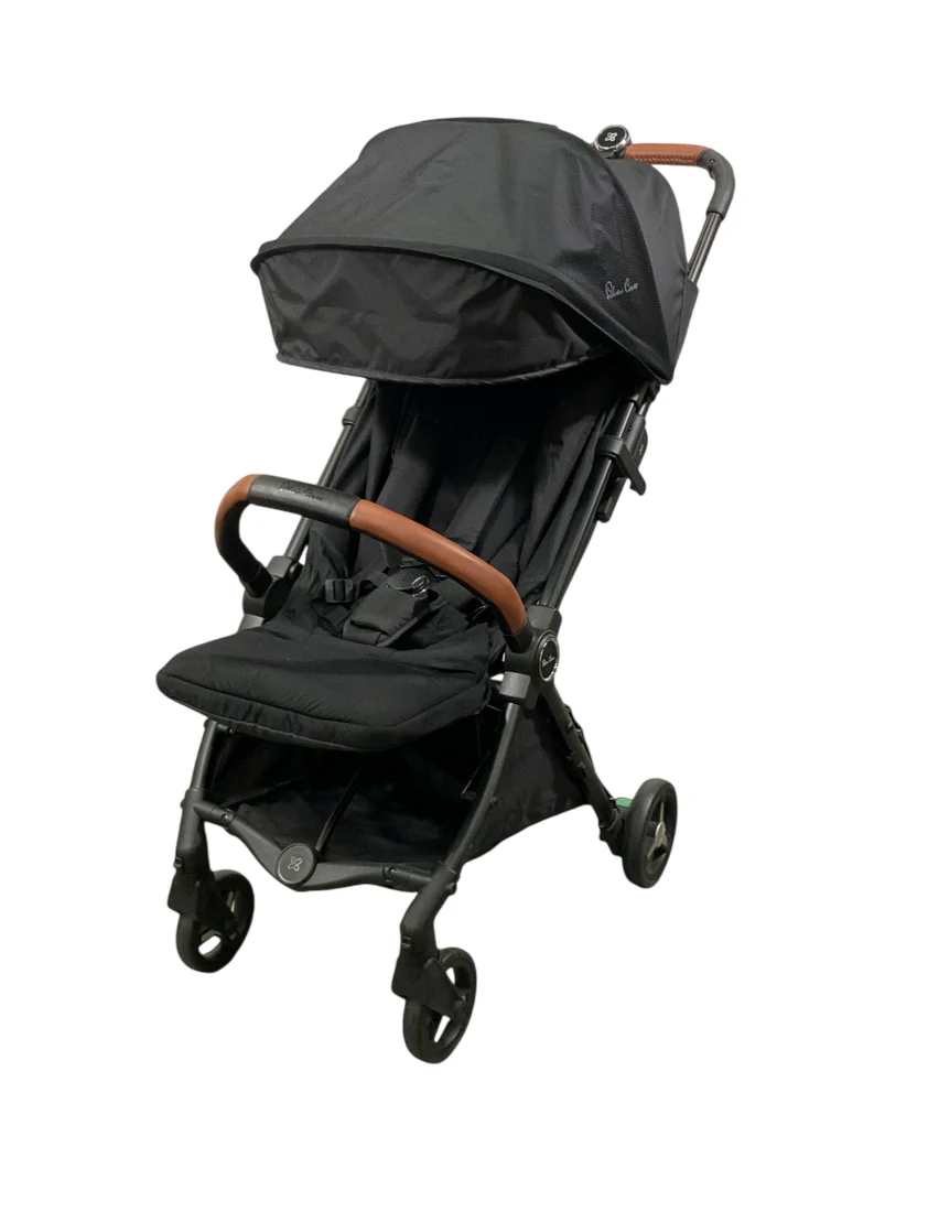 Silver Cross Jet 3 Super Compact Stroller, 2022, Black - Image 2