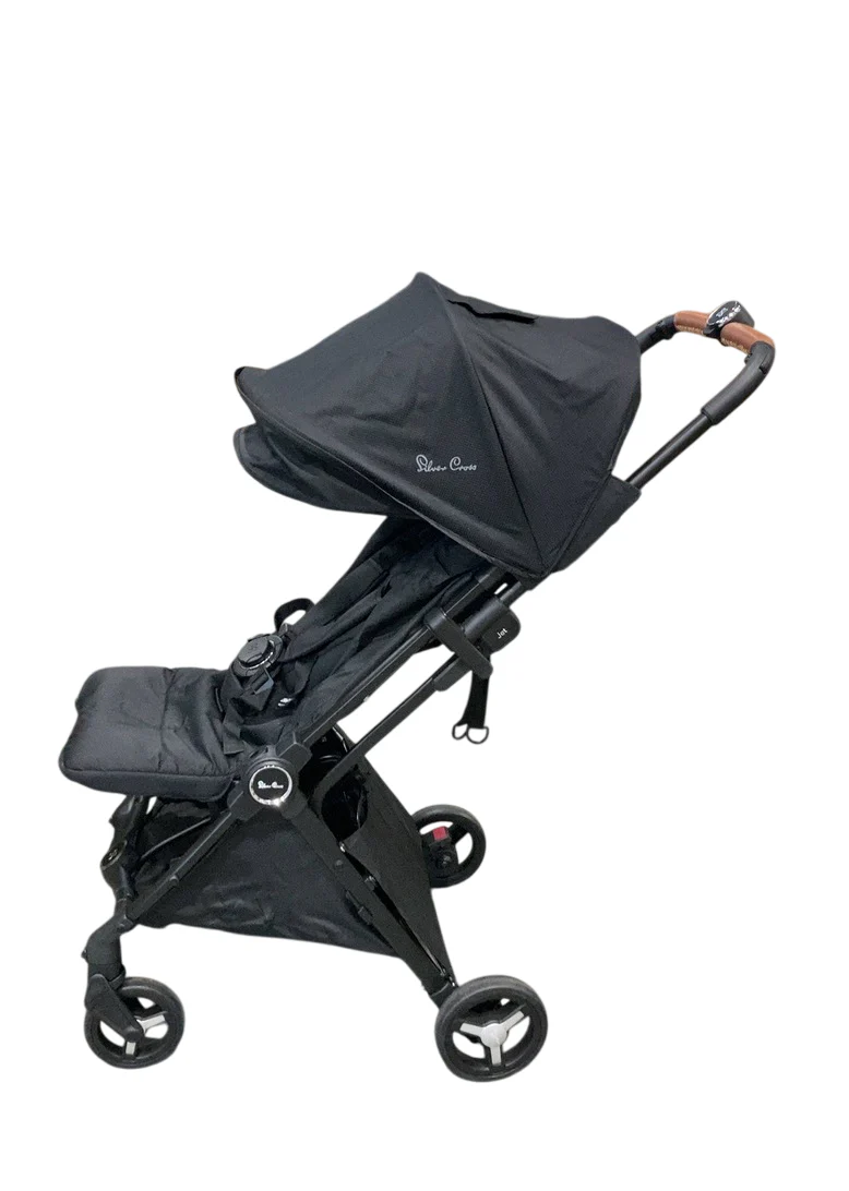 Silver Cross Jet 5 Super Compact Stroller, 2023, Black - Image 3
