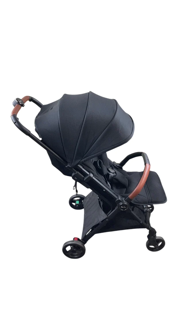 Silver Cross Jet 5 Super Compact Stroller, 2023, Black - Image 2
