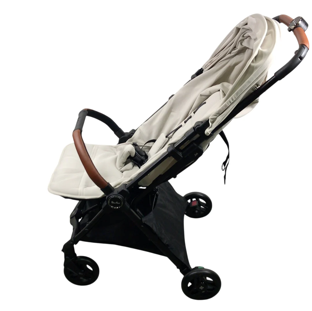 Silver Cross Jet 5 Super Compact Stroller, 2024, Almond White - Image 3