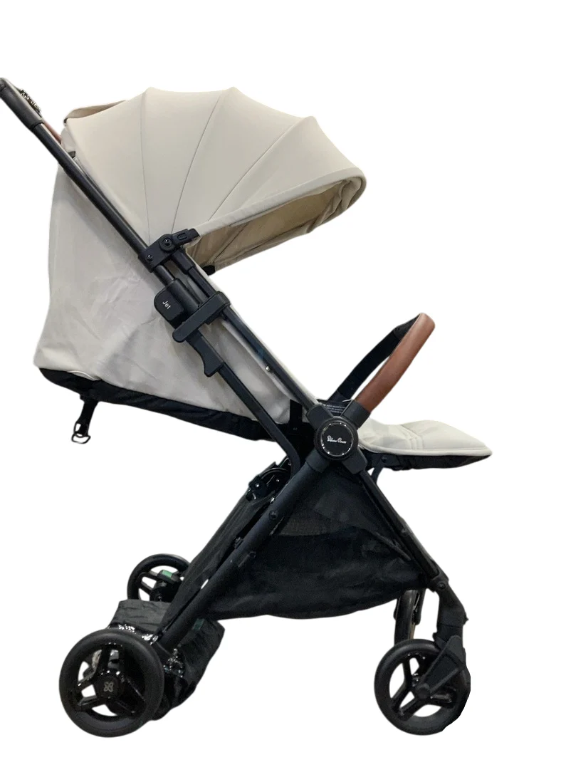 Silver Cross Jet 5 Super Compact Stroller, 2024, Almond White - Image 2