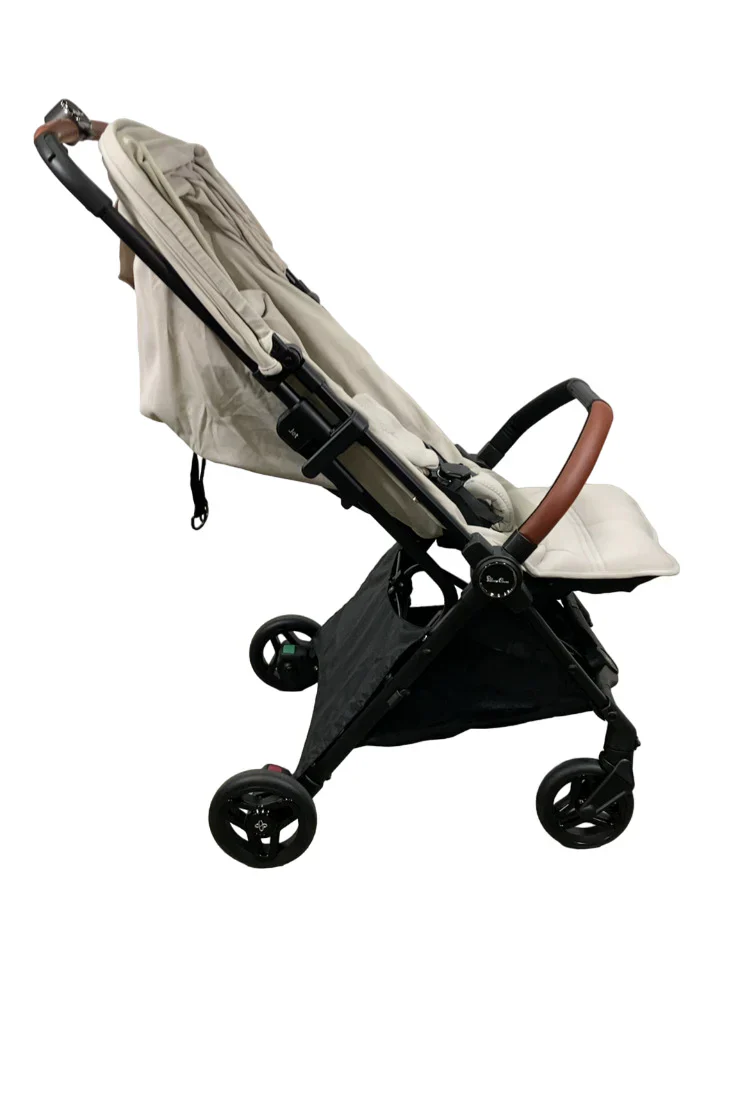 Silver Cross Jet 5 Super Compact Stroller, 2024, Almond White - Image 3