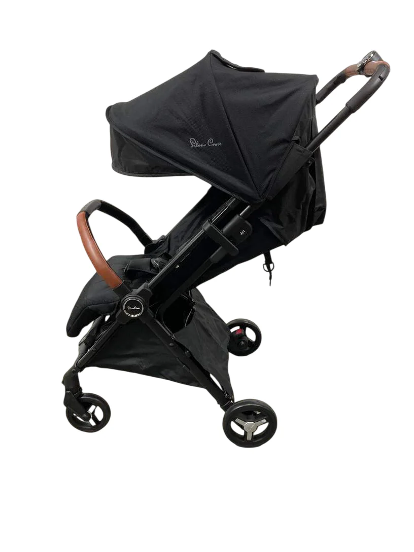 Silver Cross Jet Compact Stroller, 2023, Black - Image 3
