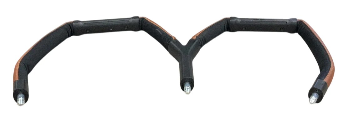 Silver Cross Jet Double Bumper Bar, Brown Leather