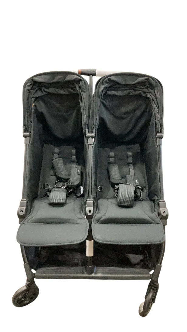 Silver Cross Jet Double Travel Stroller, 2024, Black