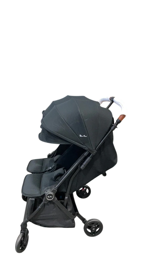 Silver Cross Jet Double Travel Stroller, 2024, Black - Image 3