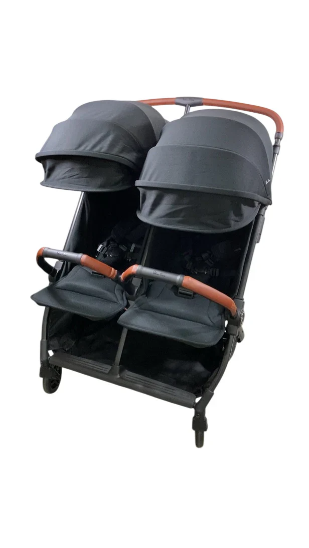 Silver Cross Jet Double Travel Stroller, 2024, Black