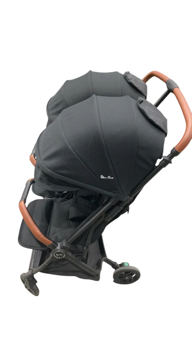Silver Cross Jet Double Travel Stroller, 2024, Black - Image 2